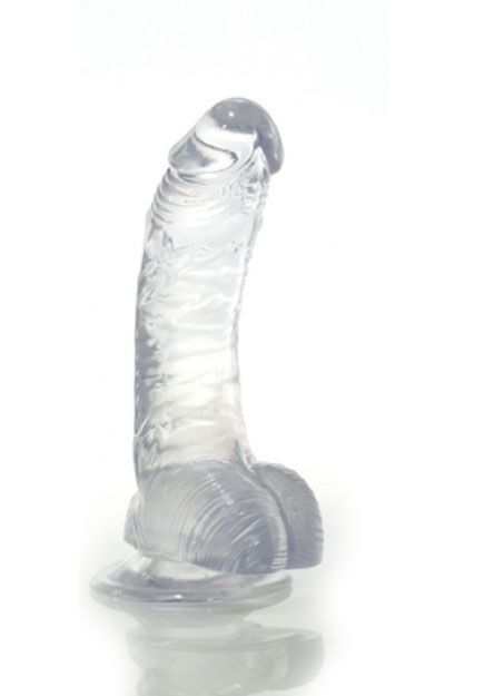 Clear Stone Luminous Dildo