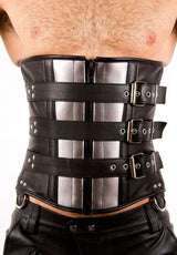 3 Belts Leather Corset