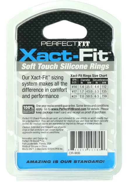 C-Ring 3PK Premium en silicone Xact-Fit-Varié (#14-17-2)
