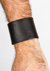 Black Leather Bracelet Regular