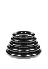 Round Steel Ring - Black 8mm (many sizes)