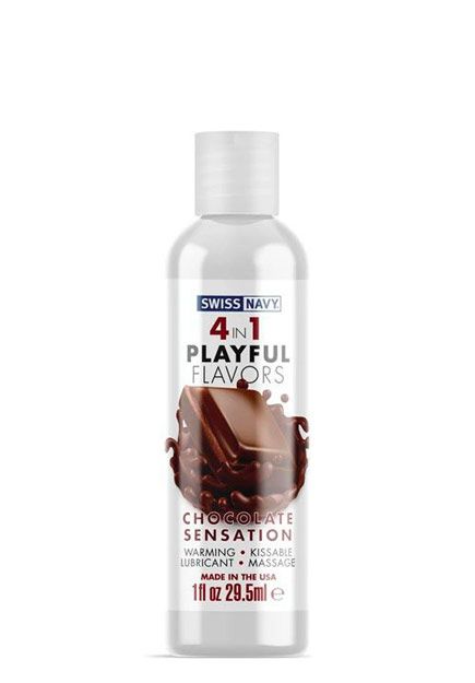 Lubrifiant/massage Sensation de Chocolat 4 en 1