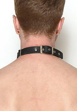 Leather Collar Looped with D-ring | PRIAPE Leather