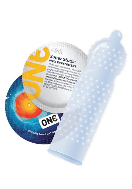 ONE Super Studs Condoms (12-pack)