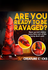 Horny Devil Demon Silicone Dildo | Creature Cocks XR Brands