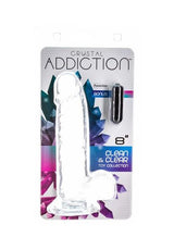 Crystal Addiction 8" Dildo with balls