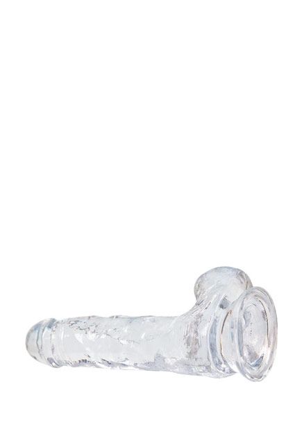 Dildo 7" avec couilles Crystal Addiction