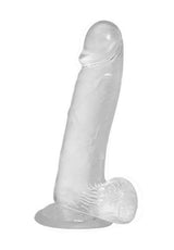 Crystal Addiction 8" Dildo with balls