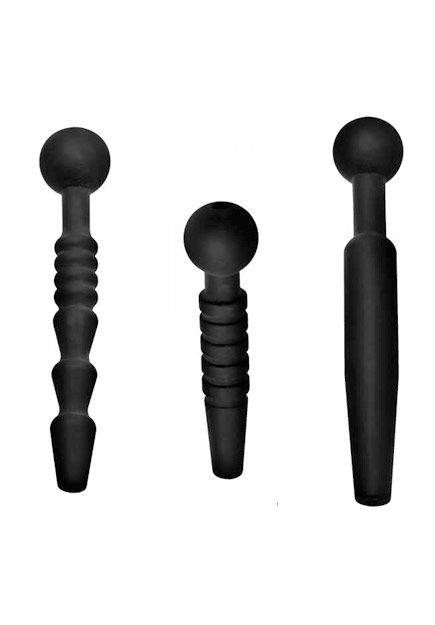 Dark Rods Penis Plug Set