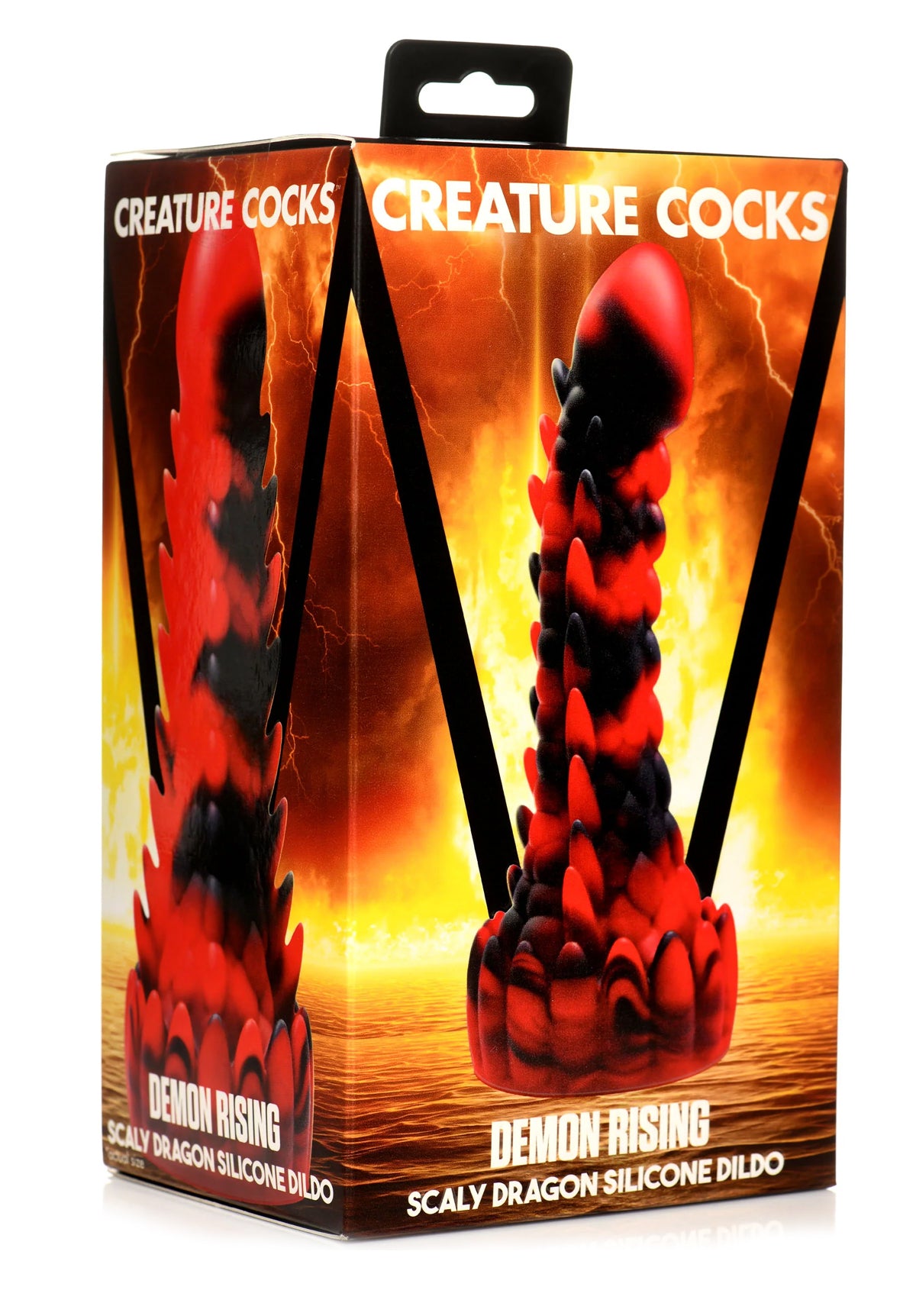 Demon Rising Scaly Dragon Silicone Dildo | Creature Cocks XR Brands