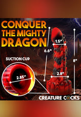 Demon Rising Scaly Dragon Silicone Dildo | Creature Cocks XR Brands