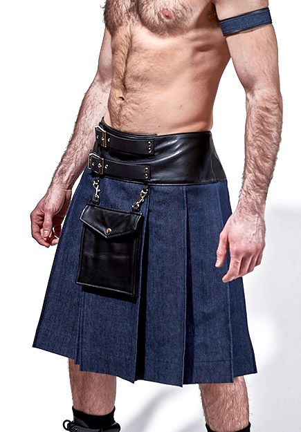 Denim Sporran Kilt