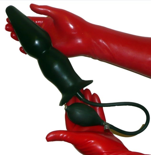 Inflatable Double Buttplug