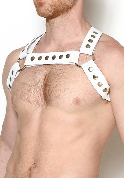 Bulldog Half-Harness White Edition | Saint At Large Design Collective