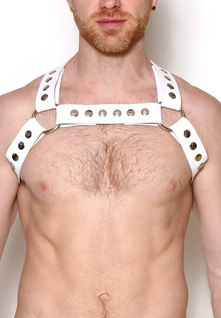 Bulldog Half-Harness White Edition | Saint At Large Design Collective