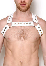 Bulldog Half-Harness White Edition | Saint At Large Design Collective