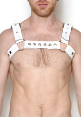 Bulldog Half-Harness White Edition | Saint At Large Design Collective