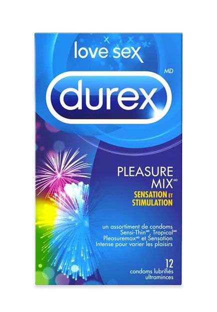 Durex Pleasure Mix Condoms (12-pack)