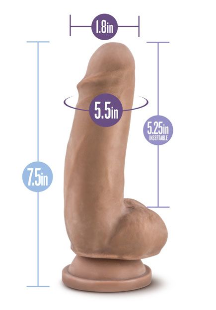 El Gordo Latin 7" Au Naturel Dildo