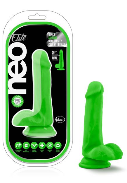 Dildo Neo Elite 6" double densité