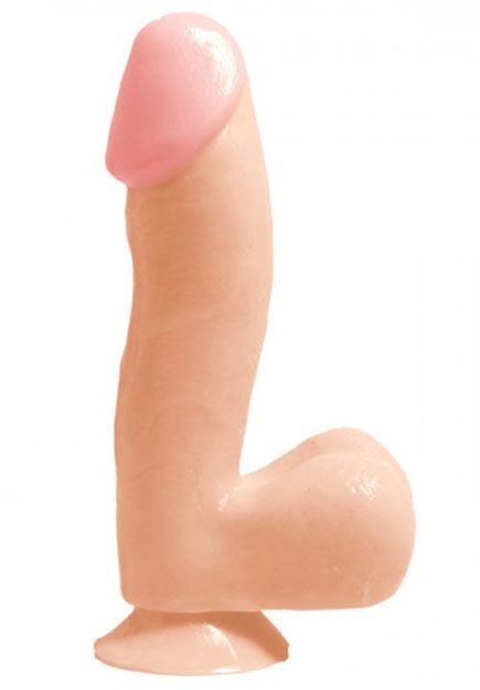 Flesh BASIX 6.5 " Dildo W/ Base