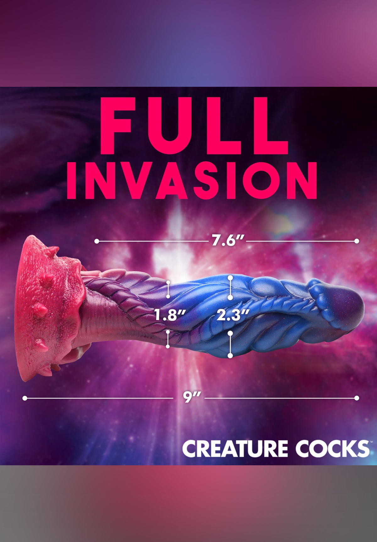 Intruder: Alien Silicone Dildo | Creature Cocks XR Brands