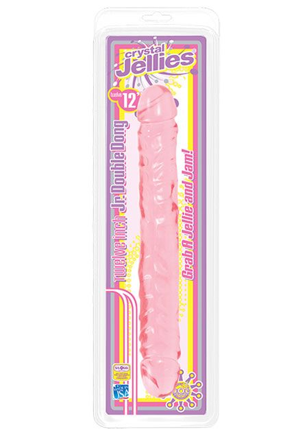 Dildo Double Jr. Jellies 12 Rose