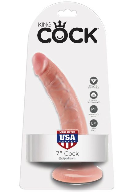 Dildo Courbé  7'' King Cock