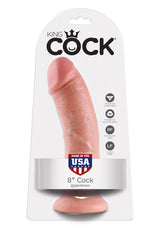 King Cock 8'' Curved Dildo
