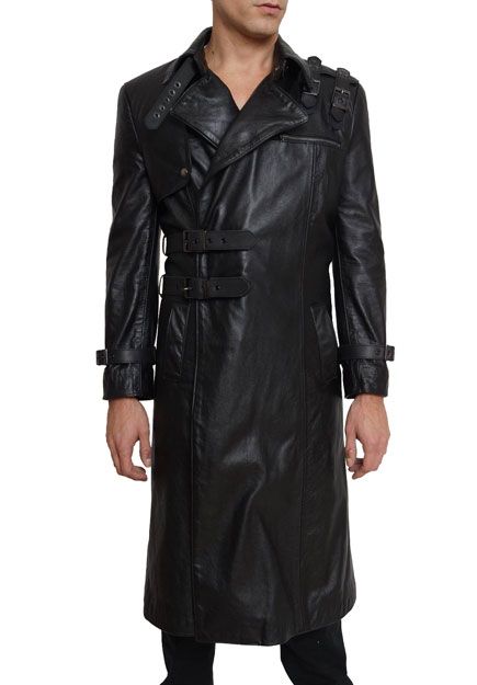 Leather Trench Coat