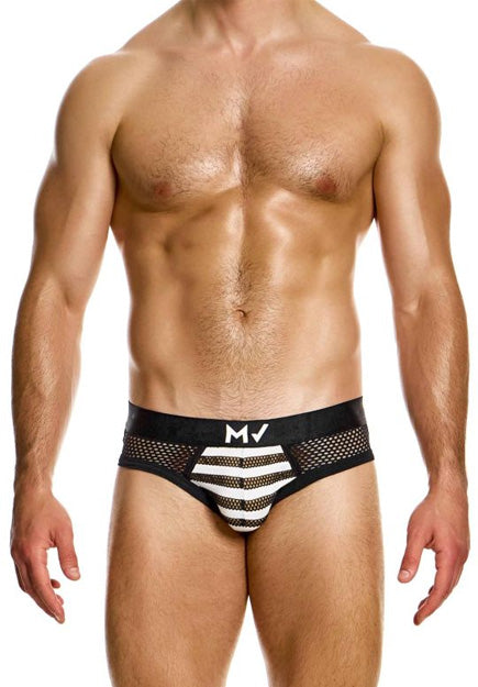 Striped Through Bottomless Brief | Modus Vivendi