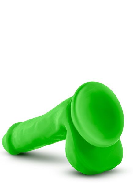 Neo 6" Dual Density Dildo with Balls