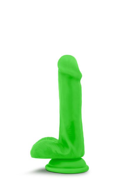 Neo 6" Dual Density Dildo with Balls