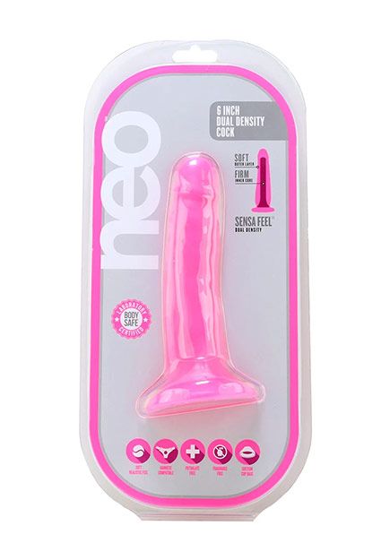 Neo 6" Dual Density Dildo