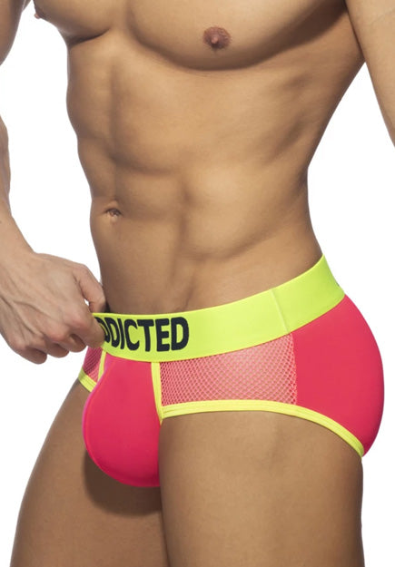 Neon Mesh Brief | Addicted