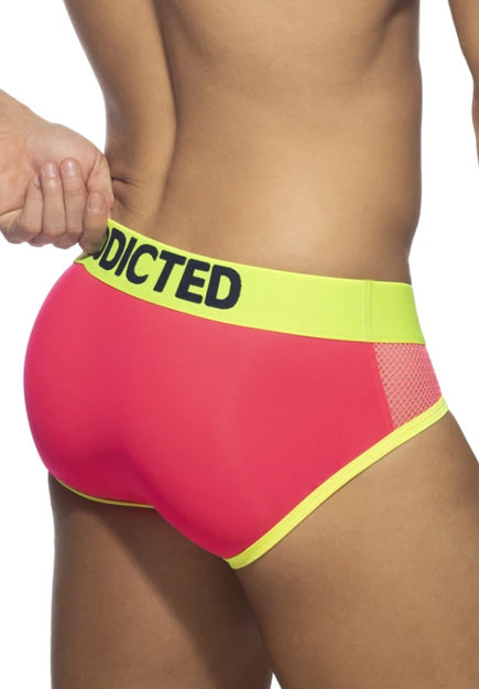 Neon Mesh Brief | Addicted