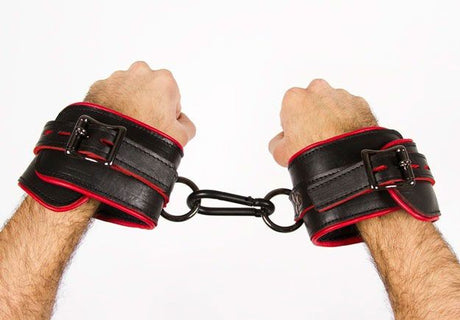 Padded Leather Handcuffs