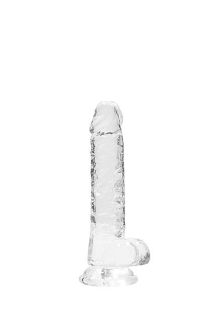 Dildo 6" Realrock Crystal