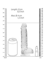 Realrock 8" Crystal Dildo