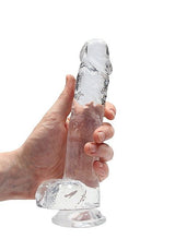 Dildo 8" Realrock Crystal