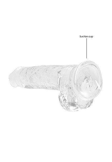 Dildo 8" Realrock Crystal