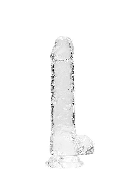 Dildo 8" Realrock Crystal