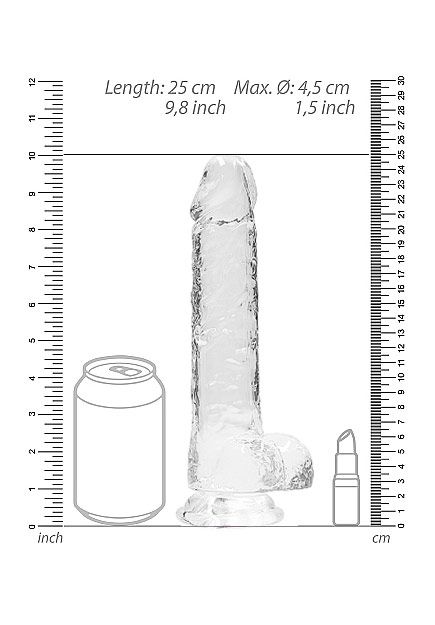 Realrock 9" Crystal Dildo