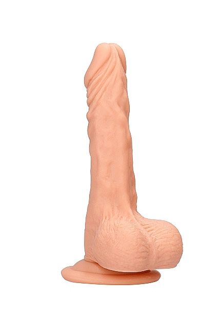 Dildo 8" with balls RealRock