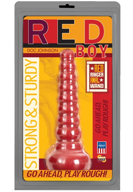 Red Boy Anal Wand Butt Plug