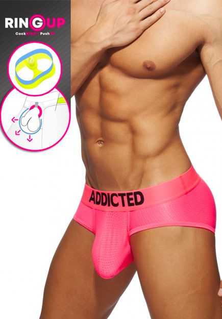 Ring Up Neon Mesh Brief