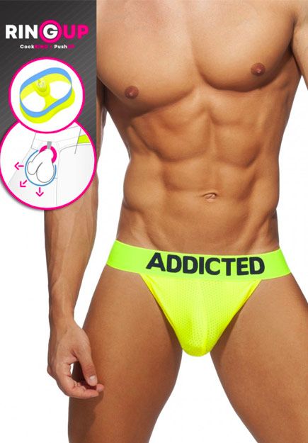 Ring Up Neon Mesh Jock