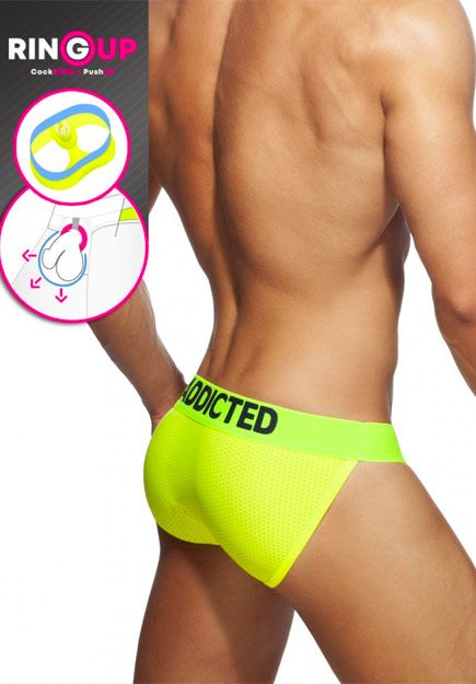 Ring Up Neon Mesh Jock