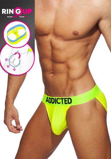 Ring Up Neon Mesh Jock