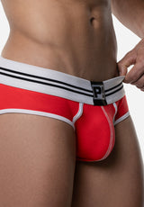 Round2 Red Backless Brief | PUMP! Underwear